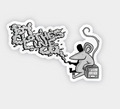 Smoko Crate Rat Sticker
